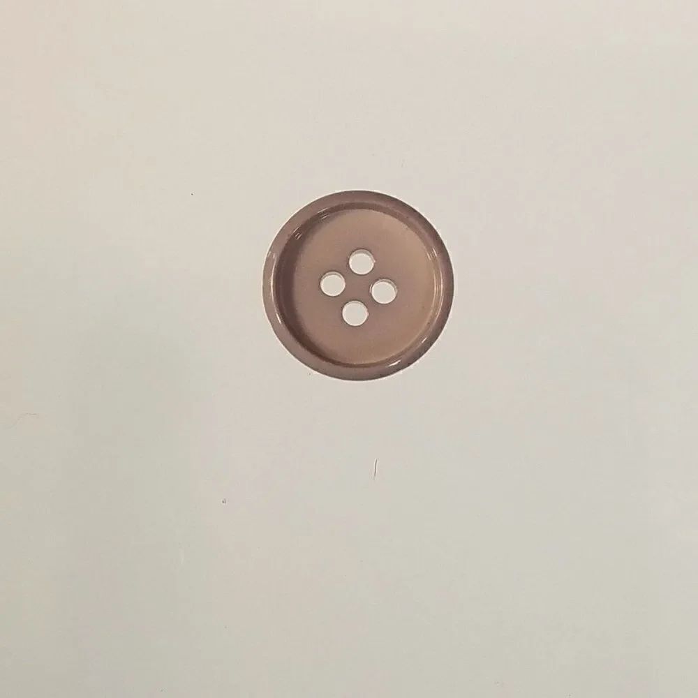 Missoni Replacement Button 4 Hole Gray Plastic Button - Picture 7 of 8